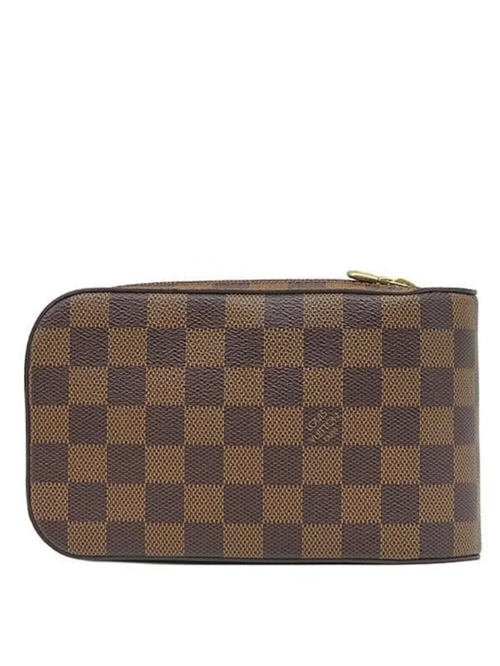 Louis Vuitton Belt Bag Damier Geronimos Canvas Ebene Gold
